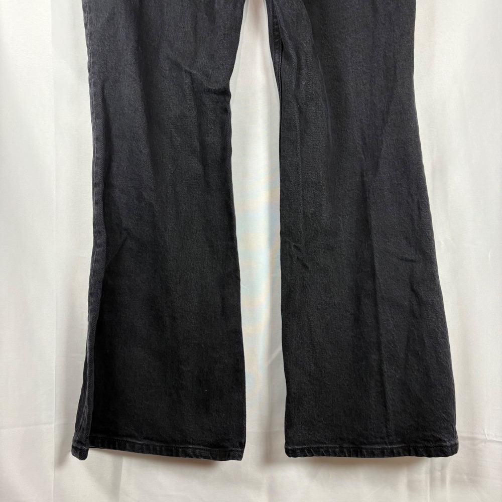 Abercrombie & Fitch Curve Love Vintage Flare High Rise Black Jeans 27 4XS - Picture 8 of 8